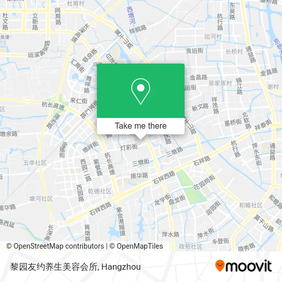 黎园友约养生美容会所 map