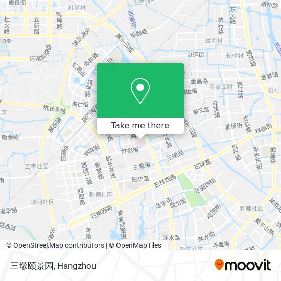 三墩颐景园 map