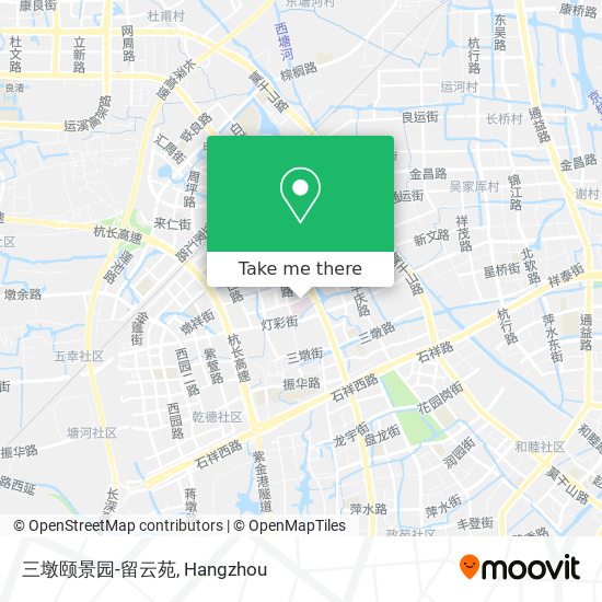三墩颐景园-留云苑 map