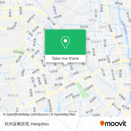 杭州蓝枫宾馆 map