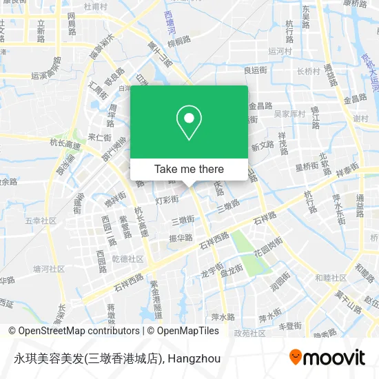 永琪美容美发(三墩香港城店) map