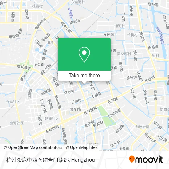 杭州众康中西医结合门诊部 map