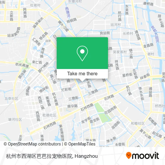 杭州市西湖区芭芭拉宠物医院 map