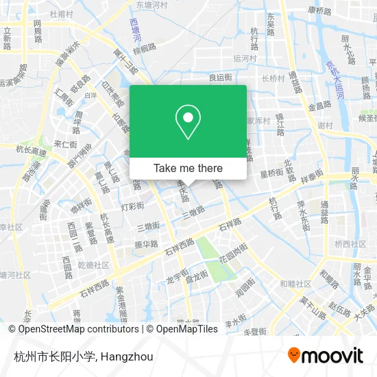 杭州市长阳小学 map