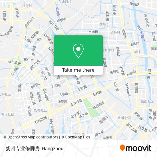 扬州专业修脚房 map