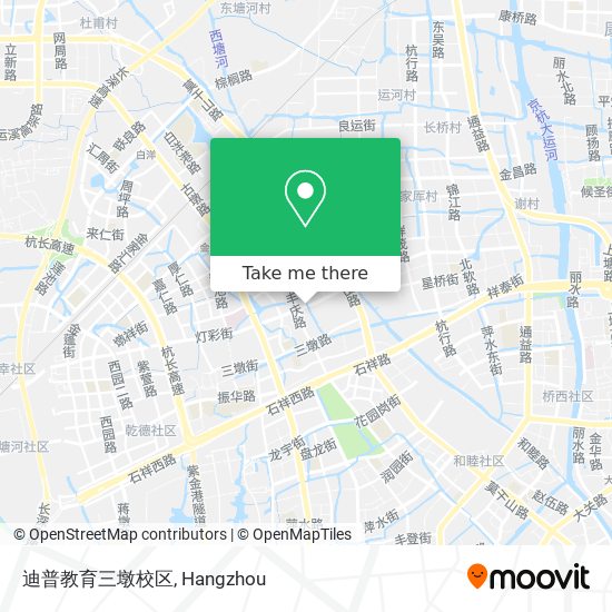 迪普教育三墩校区 map