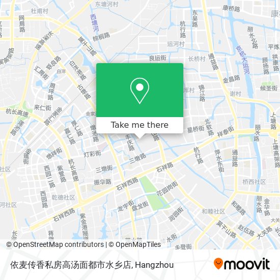 依麦传香私房高汤面都市水乡店 map