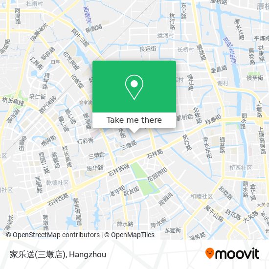 家乐送(三墩店) map