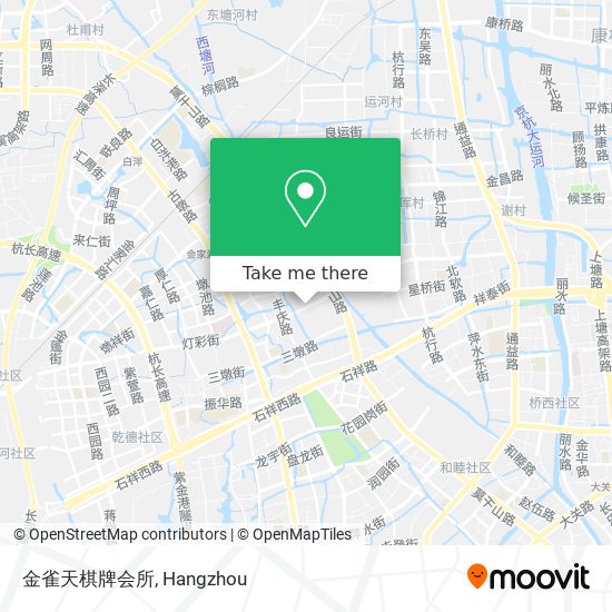 金雀天棋牌会所 map