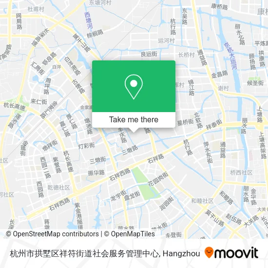 杭州市拱墅区祥符街道社会服务管理中心 map