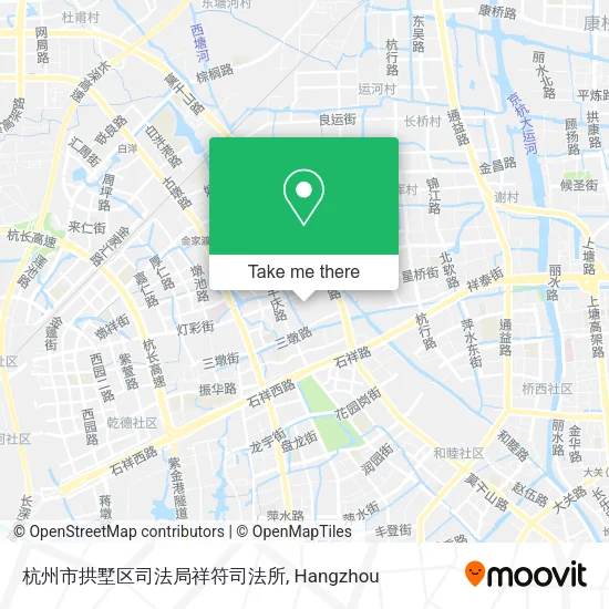 杭州市拱墅区司法局祥符司法所 map