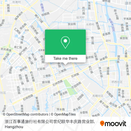 浙江百事通旅行社有限公司世纪联华丰庆路营业部 map