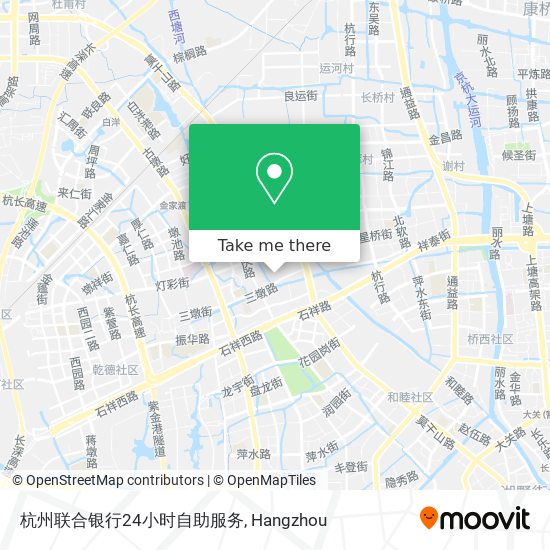 杭州联合银行24小时自助服务 map