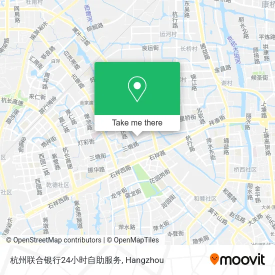 杭州联合银行24小时自助服务 map