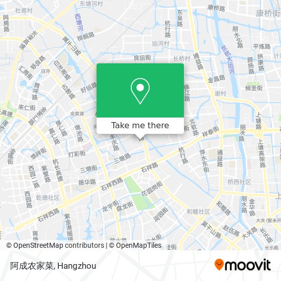 阿成农家菜 map