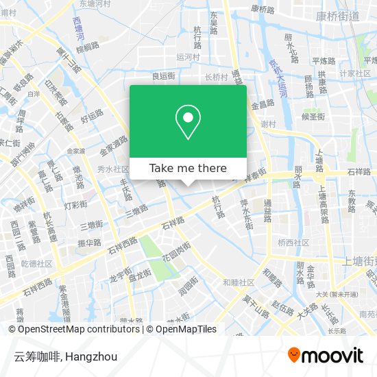 云筹咖啡 map