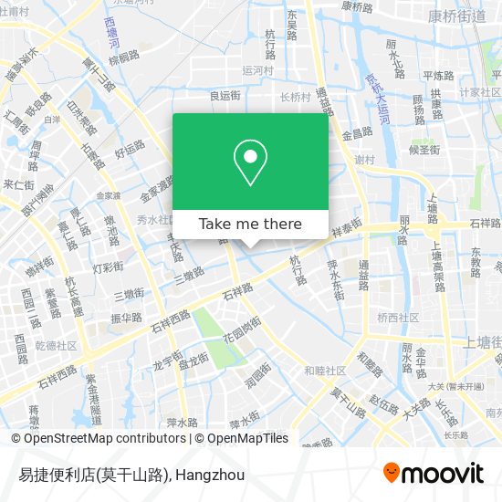 易捷便利店(莫干山路) map