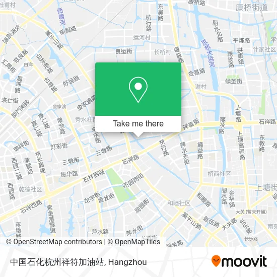 中国石化杭州祥符加油站 map