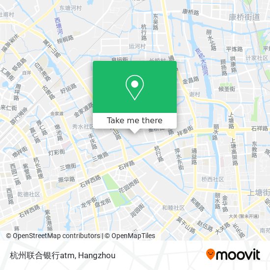 杭州联合银行atm map