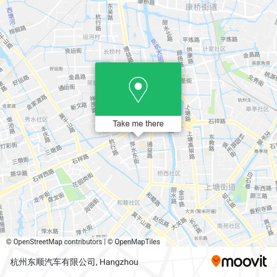 杭州东顺汽车有限公司 map