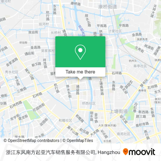 浙江东风南方起亚汽车销售服务有限公司 map