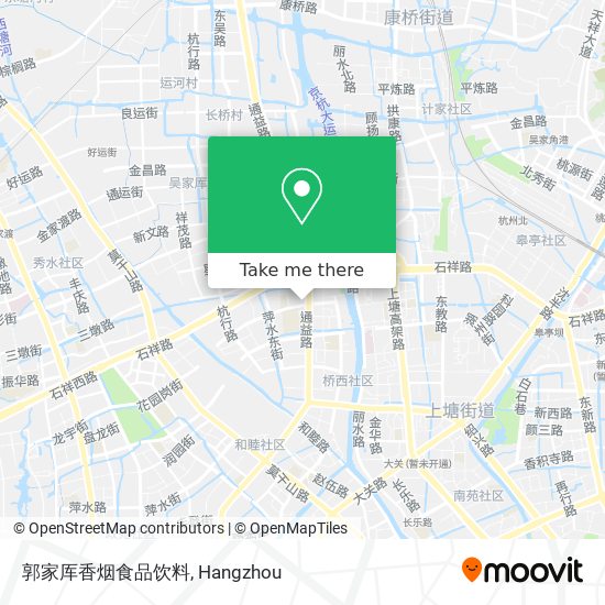 郭家厍香烟食品饮料 map