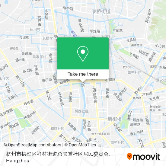 杭州市拱墅区祥符街道总管堂社区居民委员会 map