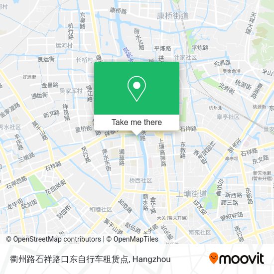 衢州路石祥路口东自行车租赁点 map