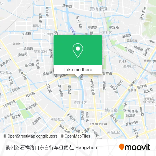 衢州路石祥路口东自行车租赁点 map
