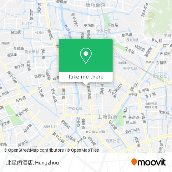 北星阁酒店 map