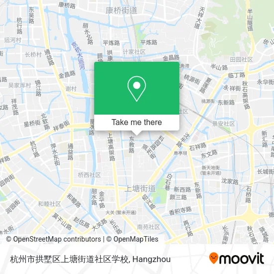 杭州市拱墅区上塘街道社区学校 map