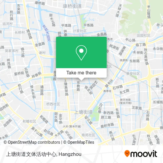 上塘街道文体活动中心 map