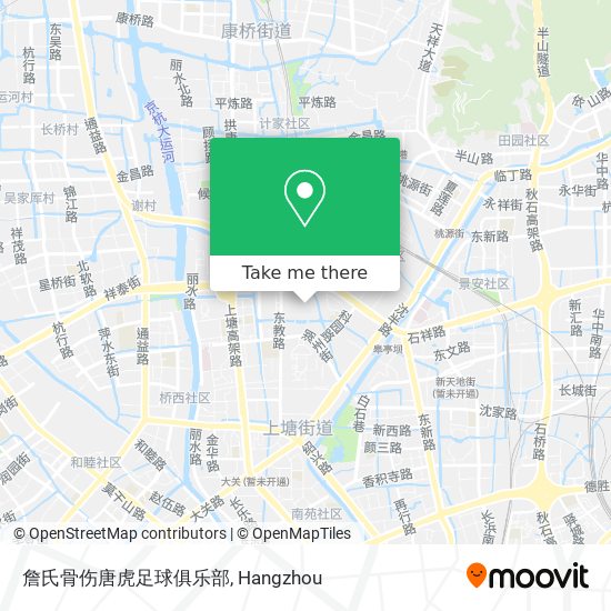 詹氏骨伤唐虎足球俱乐部 map