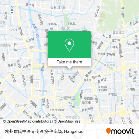杭州詹氏中医骨伤医院-停车场 map