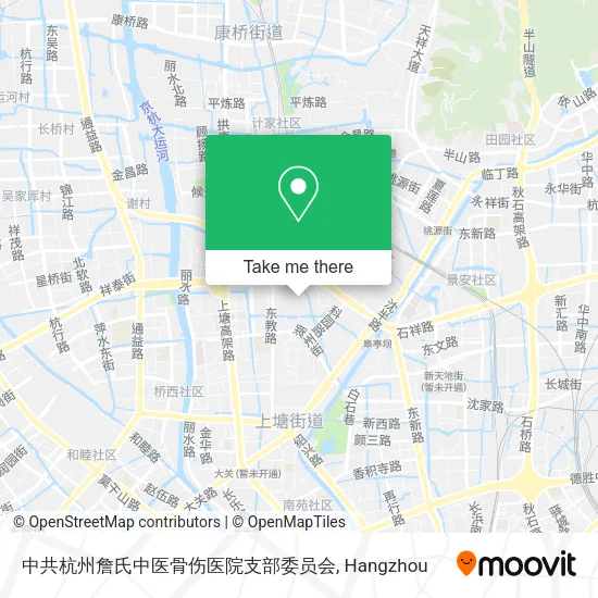 中共杭州詹氏中医骨伤医院支部委员会 map