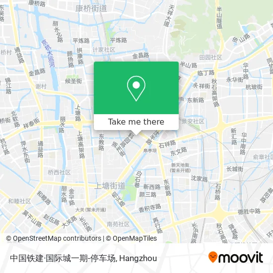 中国铁建·国际城一期-停车场 map