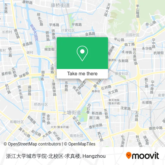 浙江大学城市学院-北校区-求真楼 map