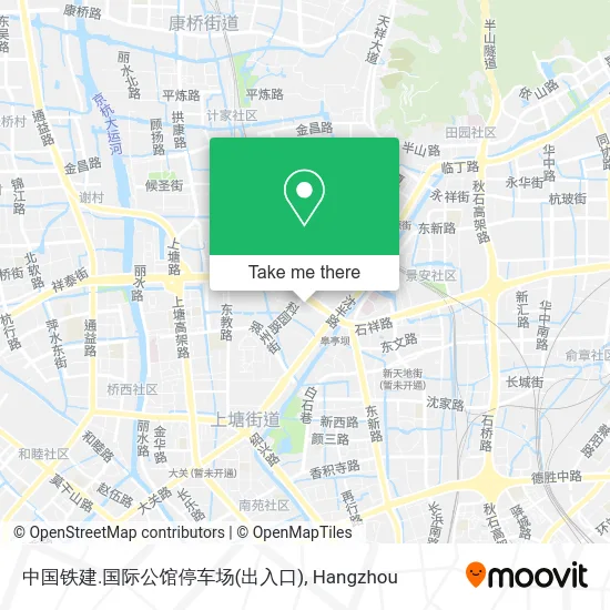 中国铁建.国际公馆停车场(出入口) map