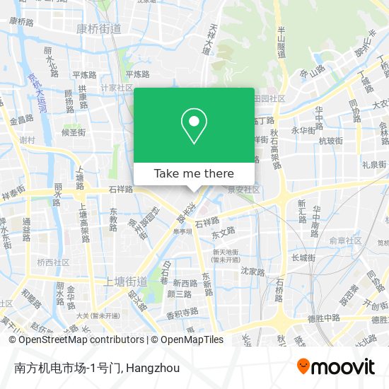 南方机电市场-1号门 map