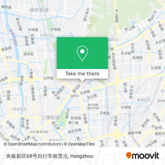 夹板新区68号自行车租赁点 map