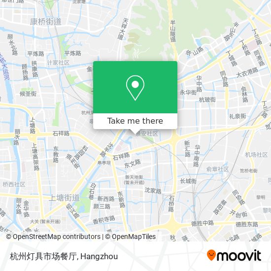 杭州灯具市场餐厅 map