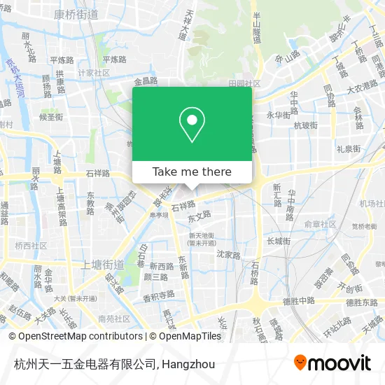 杭州天一五金电器有限公司 map