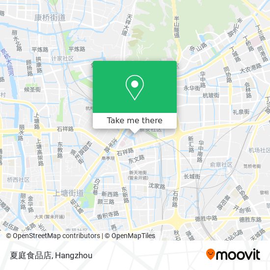 夏庭食品店 map