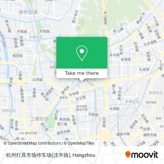 杭州灯具市场停车场(沈半路) map