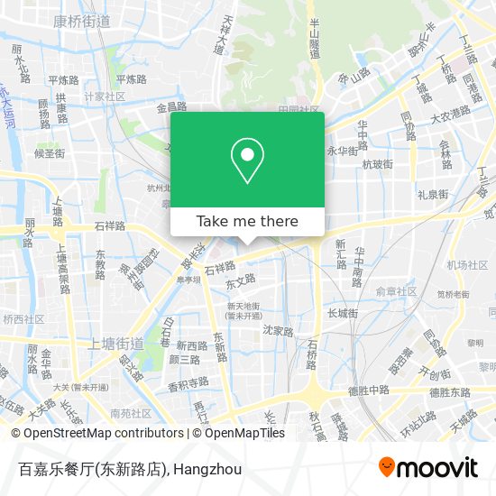 百嘉乐餐厅(东新路店) map
