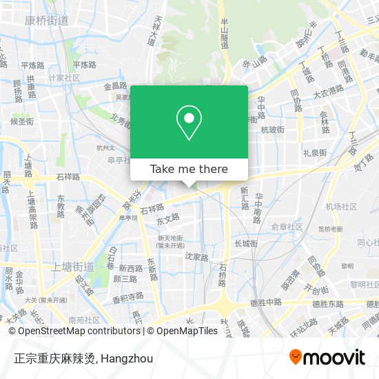 正宗重庆麻辣烫 map