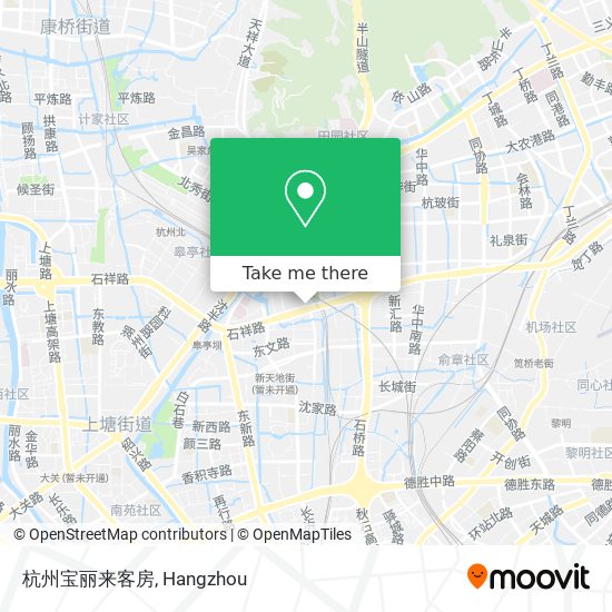 杭州宝丽来客房 map