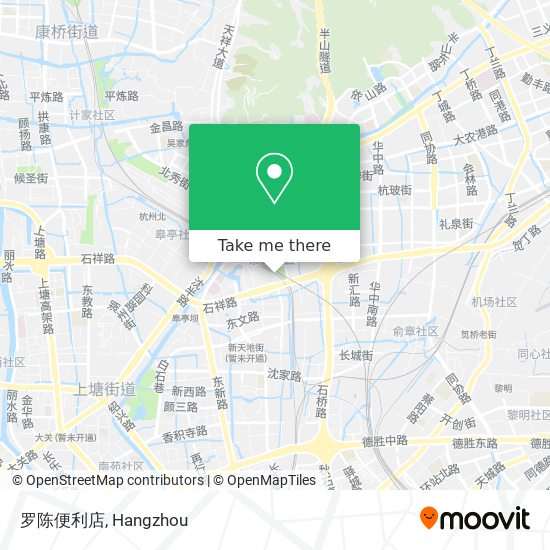 罗陈便利店 map