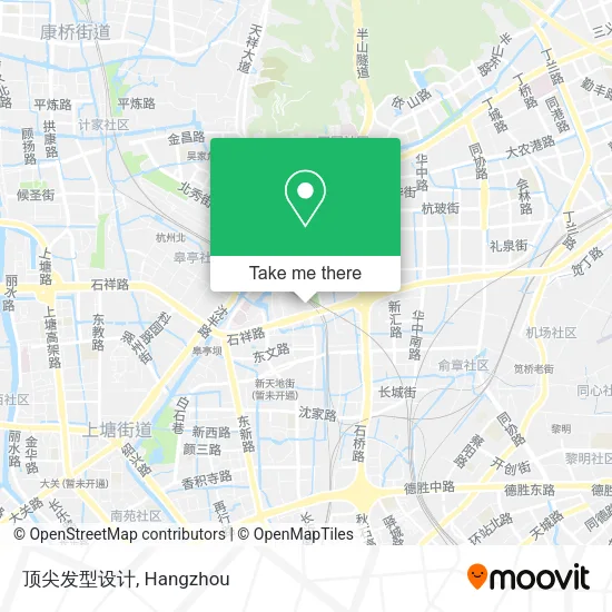 顶尖发型设计 map