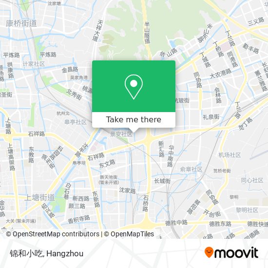 锦和小吃 map